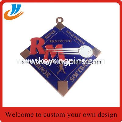 Gold silver copper metal medals plated zinc alloy die cast sports medals wholesale