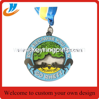 Shield Sports medal with soft enamel/marathon metal medals for wholesale