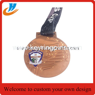 Soccer sports medals customized,antique soccer/football metal medals