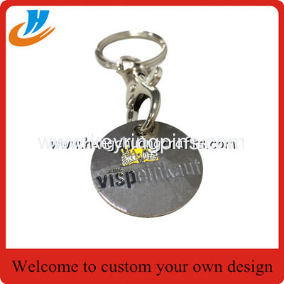 K004 Dog tag metal keychain keyring soft enamel technology with custom design