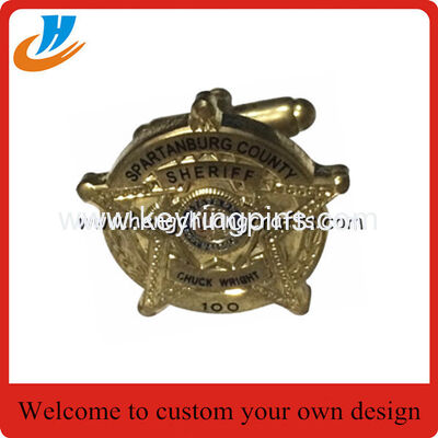 Custom Made Club Logo Metal Cufflinks from Cufflink Manufacturer