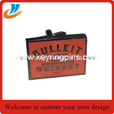 Simplicity rectangular black cufflinks factory custom wholesale cufflinks for man