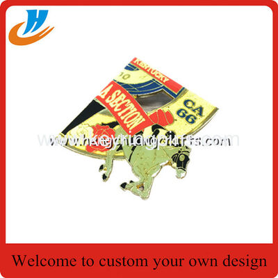 Flag shape soft enamel pin,high quality metal pin lapel pin with gold plated