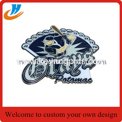 High quality baseball lapel pin custom from China metal pin supplier