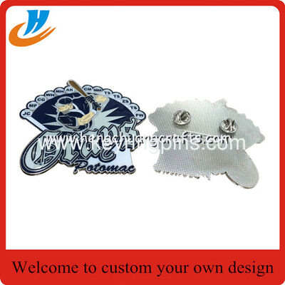 China badge pin factory specialized in metal baseball pin badge with custom design