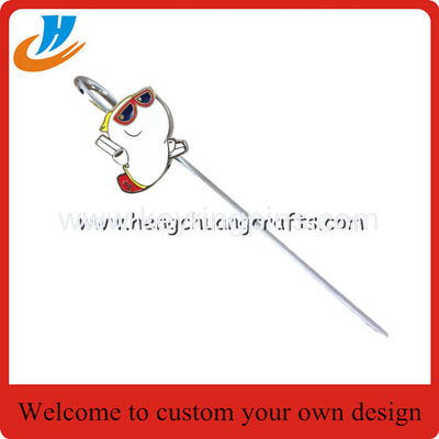 Zinc alloy material bookmark/book mark custom for souvenirs and promotion