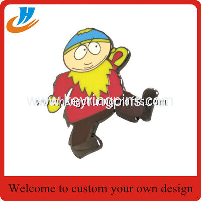 Android badge/Android robot lapel pin with hard enamel process