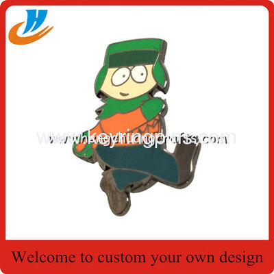 Cartoon enamel pin badge,metal lapel pin with custom logo design