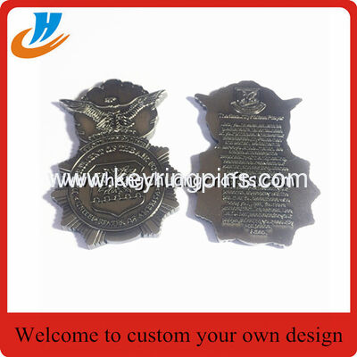Custom wholesale coins, metal coins with different design and plated