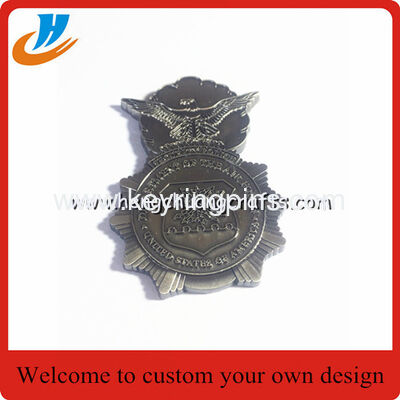 Dog tag shape metal coin,Custom USA Military Plane Metal Challenge Coins