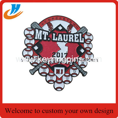 Complex designs and colors Offset Printed Baseball Pins wholesale