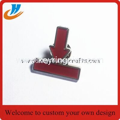 Metal badge lapel pin,gold silver(nickel) copper plating die casting pins with button