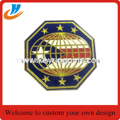 Factory custom American flag pin,paint metal enamel with epoxy