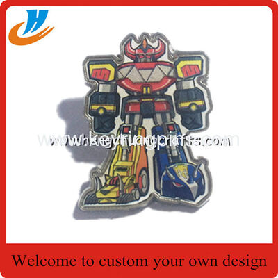 1.5 inch tall,Metal Die Cast & Stamped, Enamel pin with a Butterfly clutch