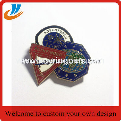 Factory custom American flag pin,paint metal enamel with epoxy