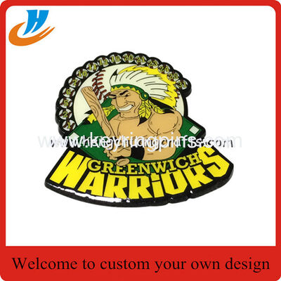 Baseball badges,metal badge with print process 7-10 lead time custom baseball pins