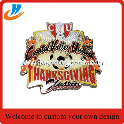 Print baseball pins/Metal baseball badge with custom logo design