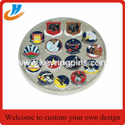Police metal military coins/Metal coins with custom your design coins