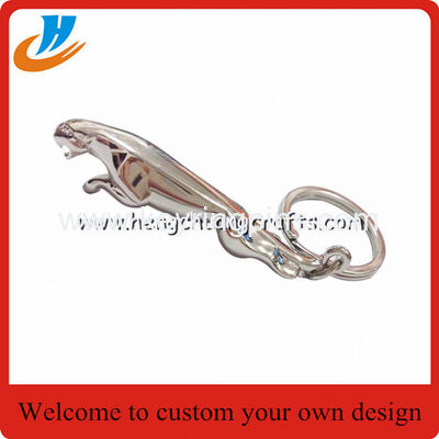 Bottle opener silver keychains,metal keychains with 32mm metal ring