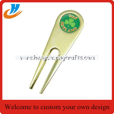 China metal crafts factory specialized in golf magnet ball clips marker