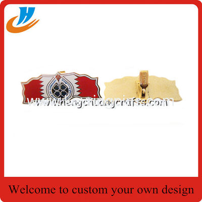 Custom iron material hat clip,magnet hat clips with gold plated