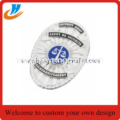 Custom police lapel pin,metal badge emblem with high quality plating die cast customer logo