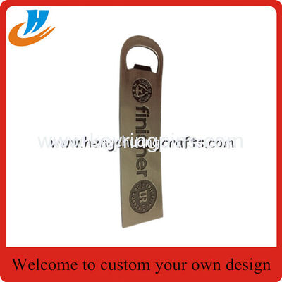 Zinc alloy die casting metal opener,bottle opener custom with silver plated