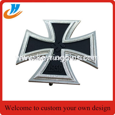 War award badge,silver metal badge with specialy accessory medal badge
