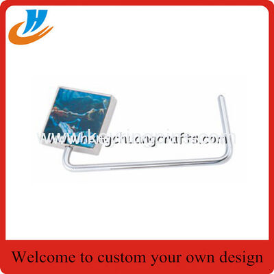 Folding Round Bag Hanger,bag holder hook with custom print logo