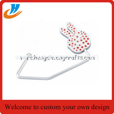 Custom bag hanger holder,ladies bag holder with custom logo design