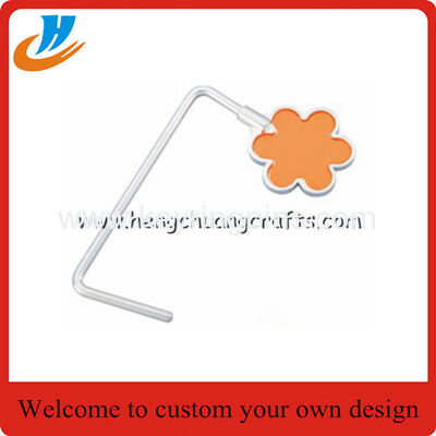 Custom epoxy bag hanger hook,bag holder with print your own logo