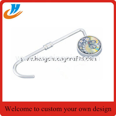 Custom bag hanger holder,ladies bag holder with custom logo design