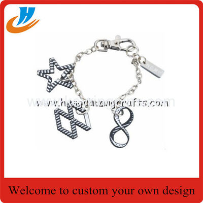 Zinc alloy Fashion Jewelry metal Bracelet with Diamond for custom