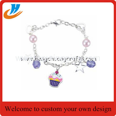 OEM Professional Wholesale metal Bracelet necklace /soft or hard enamel process