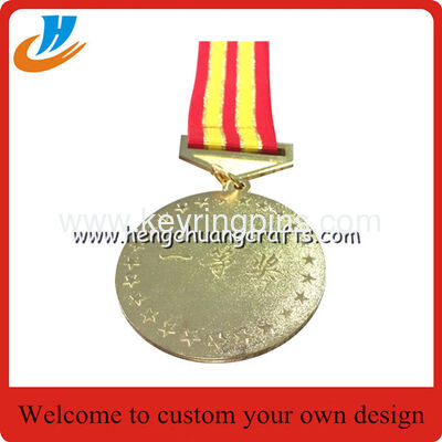 Football 30th Sporting club metal medal,custom soccer metal medal with ribbon