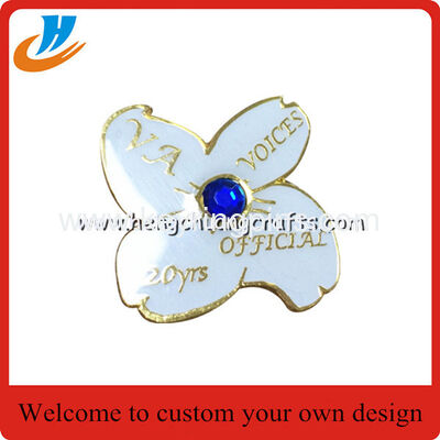 Apple shape metal badge,Apple lapel pin with button high quality wholesale