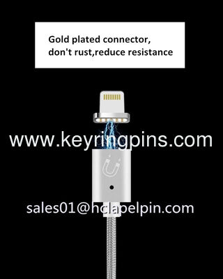 Length 1M Magnetic Cable,USB Charging Magnetic Adapter Charger Cable for Mobile Phone