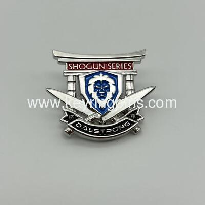 Dalstrong Gladiator Series Knife Company Lapel Pin Promo Silver Tone Enamel pin