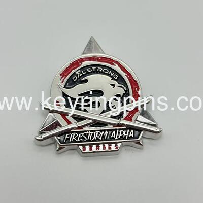 Dalstrong Omega Series Lion Head Enamel Pin, Premium Kitchen Knife Brand Collectible Lapel Pin