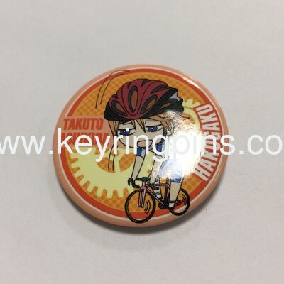 Custom tin badge,cheap button pin with your own carton logo badge pin