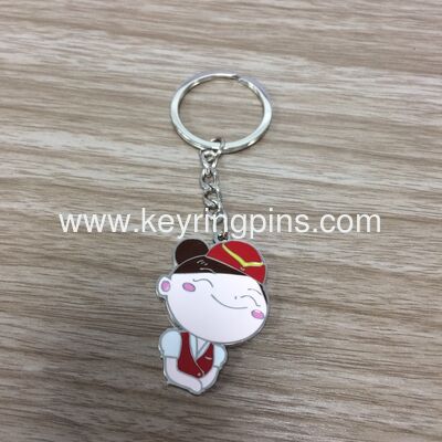 Factory Custom Dalstrong Knife Cutlery Logo Metal Keychain Key Ring Shield Shape - 4" Long