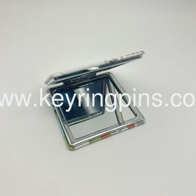 Folding makeup mirror, Small size cosmetic mirror lady promotion gifts