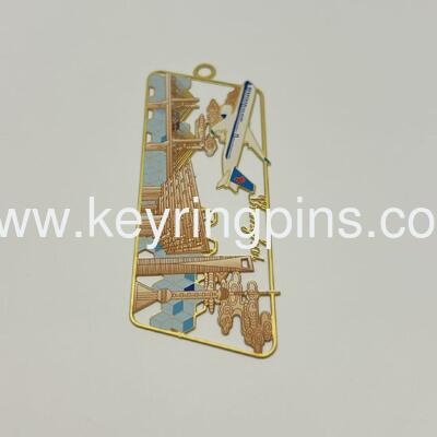 Zinc alloy bookmark,stainless steel book mark cheap price custom silver plated