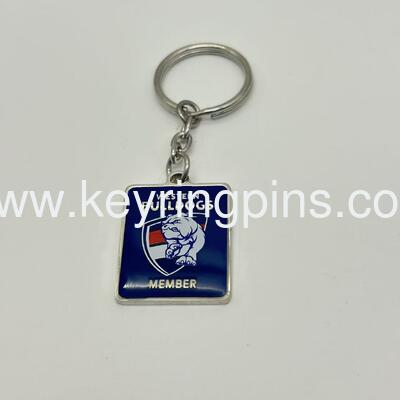 Custom zinc alloy metal keychain keyring double side carving logo available in multiple plating colors and pantone options