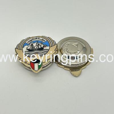 Custom UAE lapel pin badge with gold plated,metal button badge pin wholesale