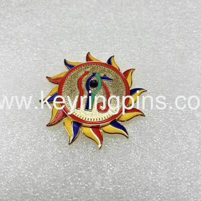 Cherry shape pins,custom cherry metal badge with epoxy