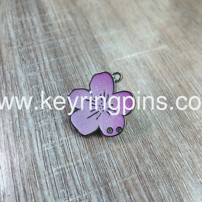 Cherry shape pins,custom cherry metal badge with epoxy