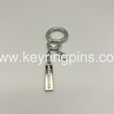 Zinc alloy metal keychain keyring vintage nostalgic small tags with multiple plating options and customizable artwork formats