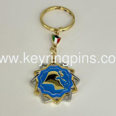 Zinc alloy metal keychain keyring vintage nostalgic small tags with multiple plating options and customizable artwork formats