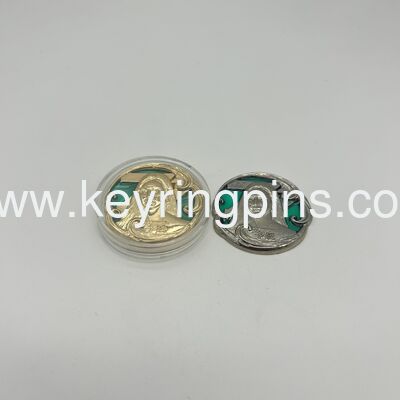 Custom gold and silver double plating metal challenge coins with 50-80mm size,OEM/ODM design